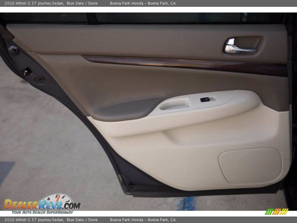 2010 Infiniti G 37 Journey Sedan Blue Slate / Stone Photo #29