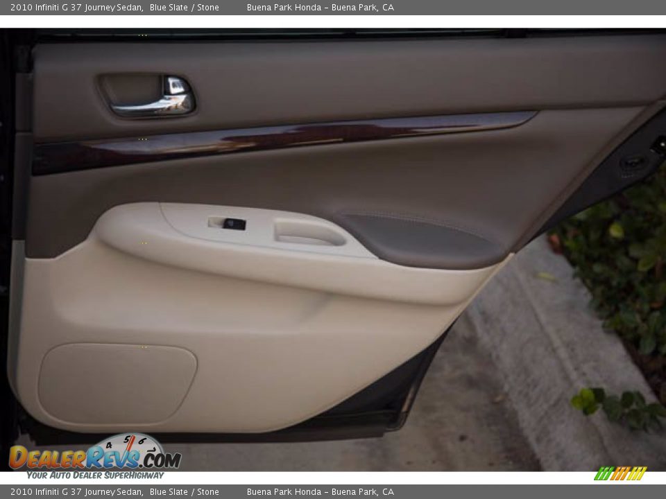 2010 Infiniti G 37 Journey Sedan Blue Slate / Stone Photo #30