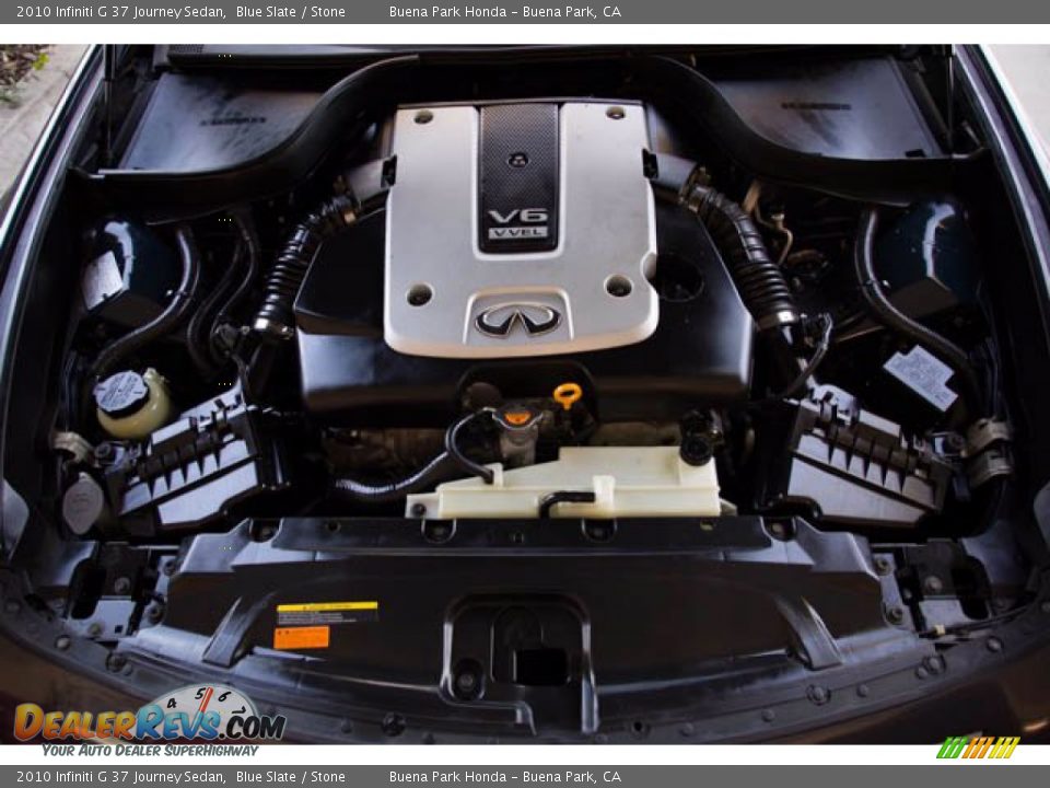 2010 Infiniti G 37 Journey Sedan Blue Slate / Stone Photo #32
