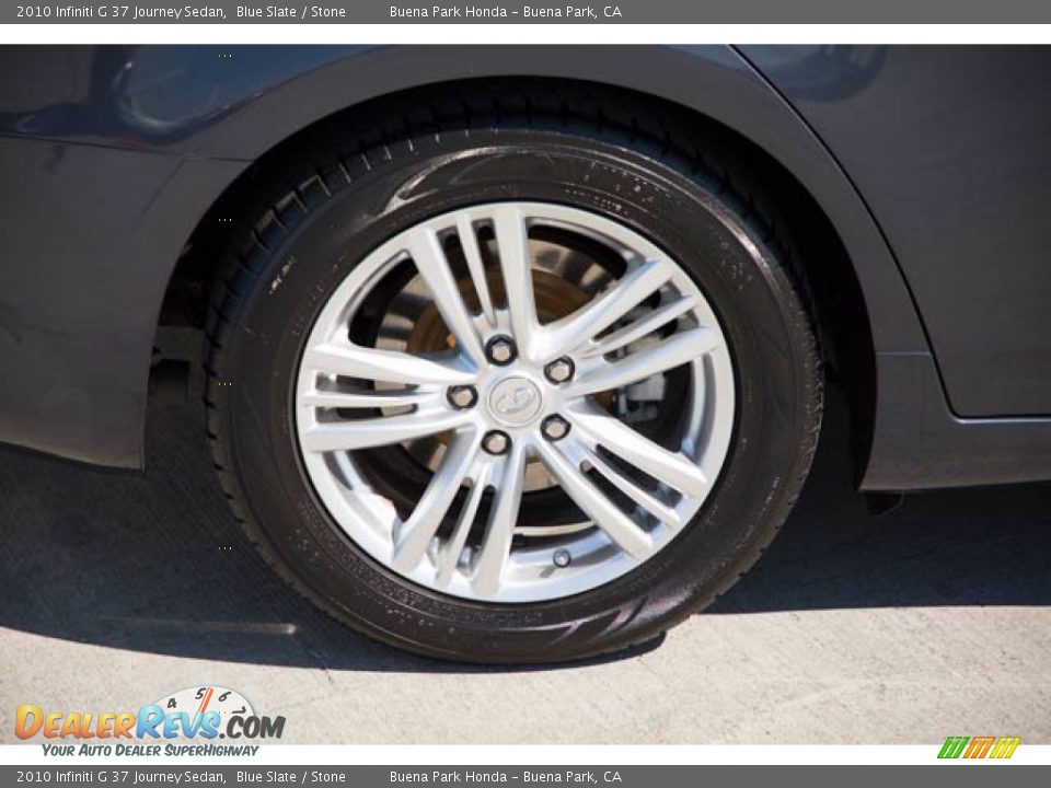 2010 Infiniti G 37 Journey Sedan Blue Slate / Stone Photo #33