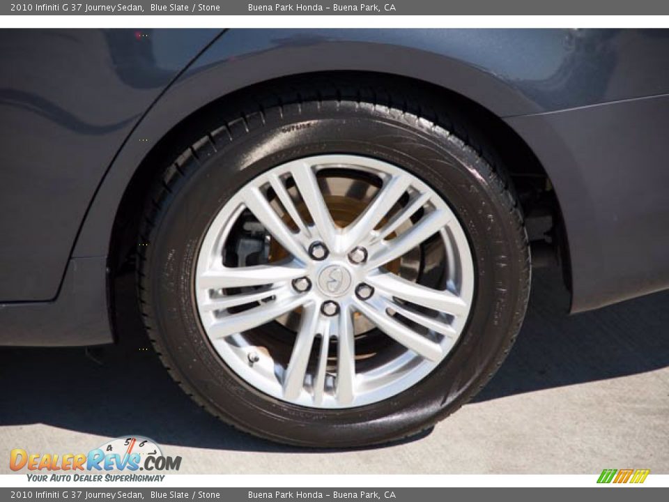 2010 Infiniti G 37 Journey Sedan Blue Slate / Stone Photo #35