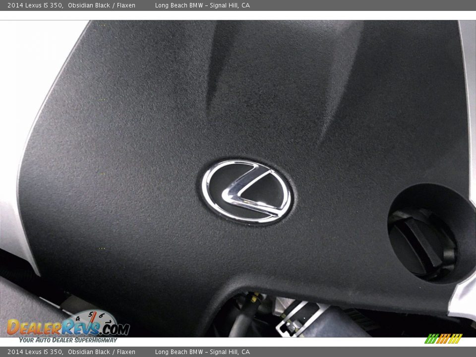 2014 Lexus IS 350 Obsidian Black / Flaxen Photo #35