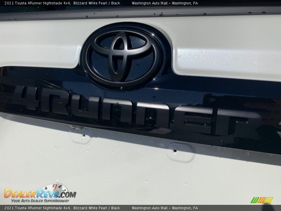 2021 Toyota 4Runner Nightshade 4x4 Blizzard White Pearl / Black Photo #34
