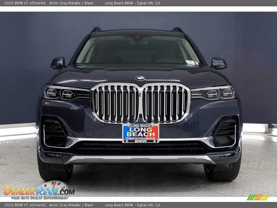 2020 BMW X7 xDrive40i Arctic Grey Metallic / Black Photo #2