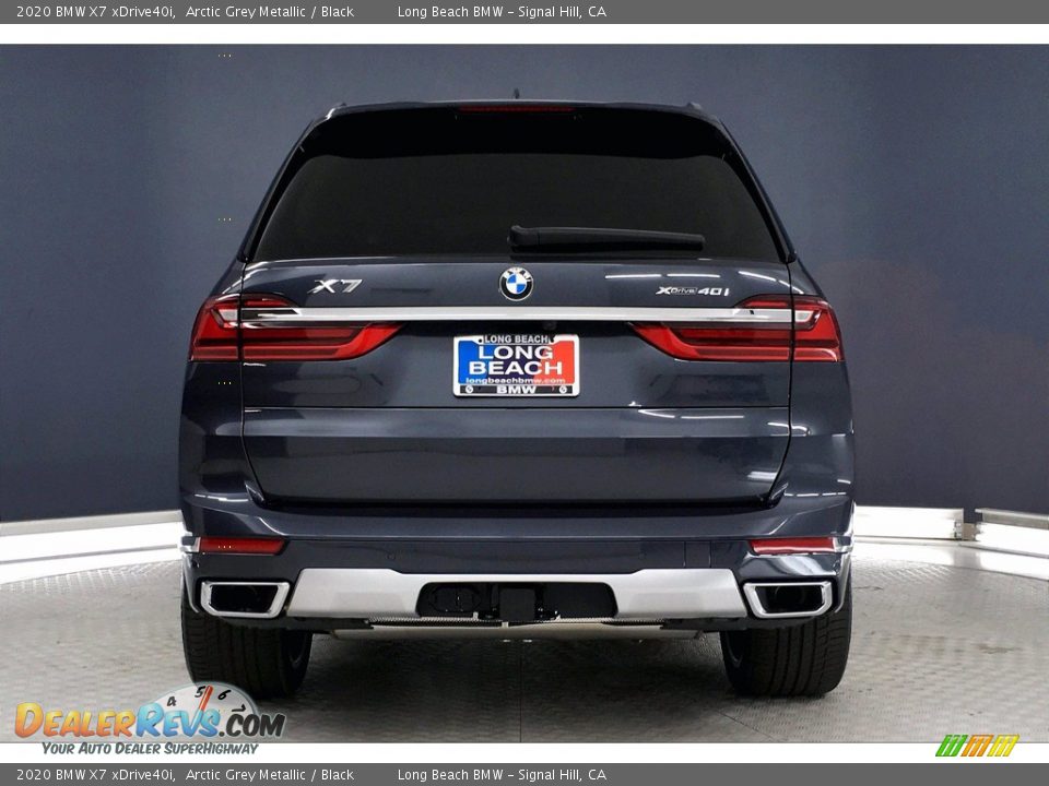 2020 BMW X7 xDrive40i Arctic Grey Metallic / Black Photo #3