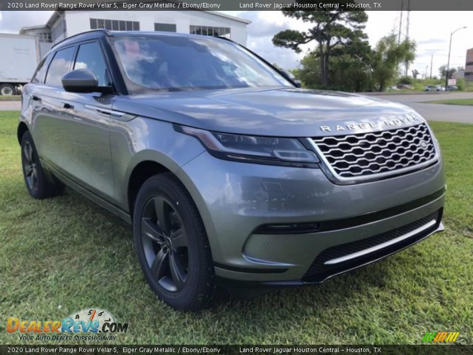 2020 Land Rover Range Rover Velar S Eiger Gray Metallic / Ebony/Ebony Photo #11