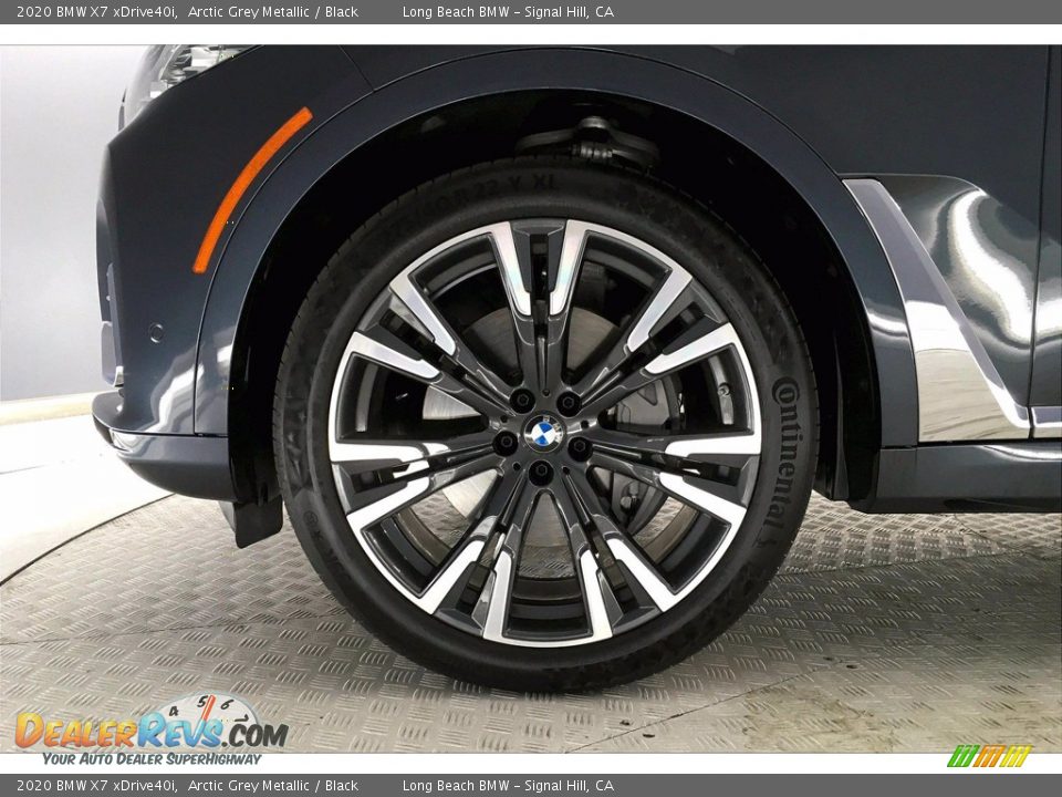 2020 BMW X7 xDrive40i Arctic Grey Metallic / Black Photo #8