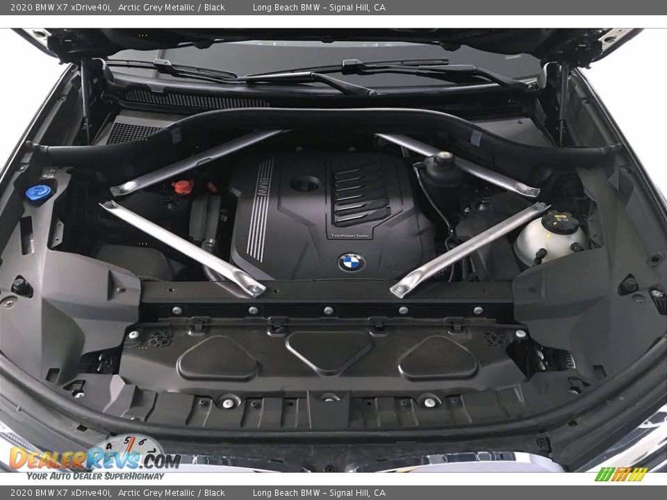 2020 BMW X7 xDrive40i Arctic Grey Metallic / Black Photo #9