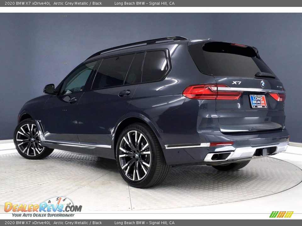 2020 BMW X7 xDrive40i Arctic Grey Metallic / Black Photo #10