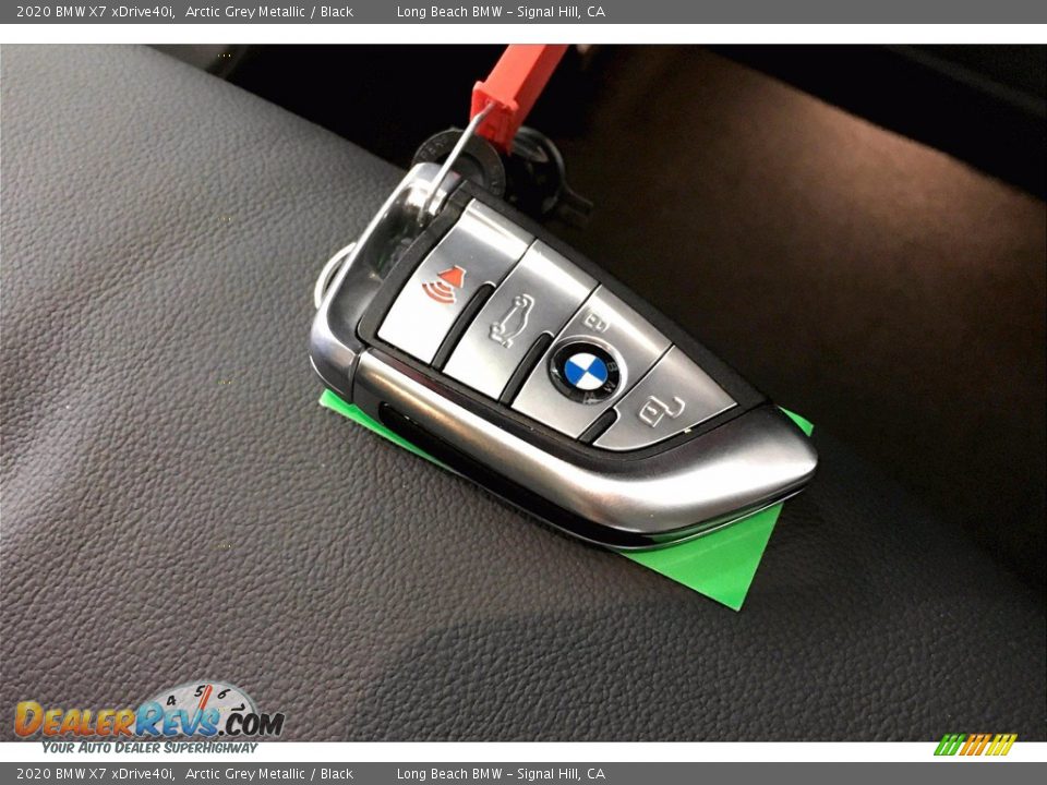 2020 BMW X7 xDrive40i Arctic Grey Metallic / Black Photo #11