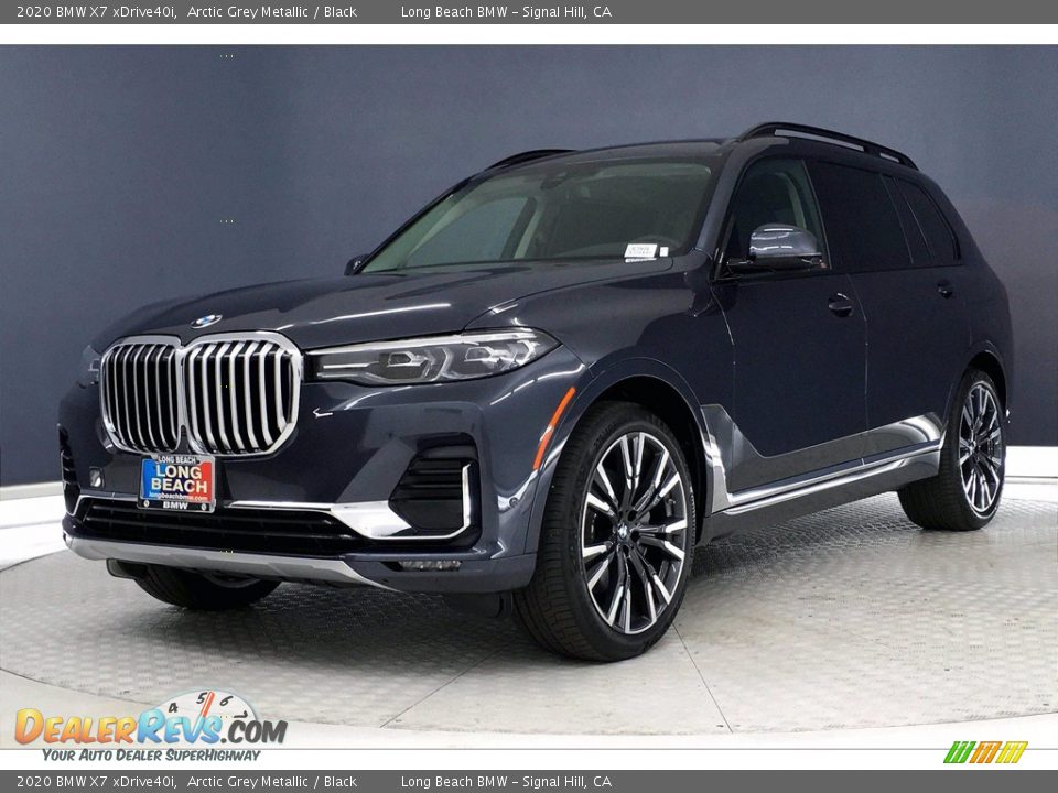 2020 BMW X7 xDrive40i Arctic Grey Metallic / Black Photo #12