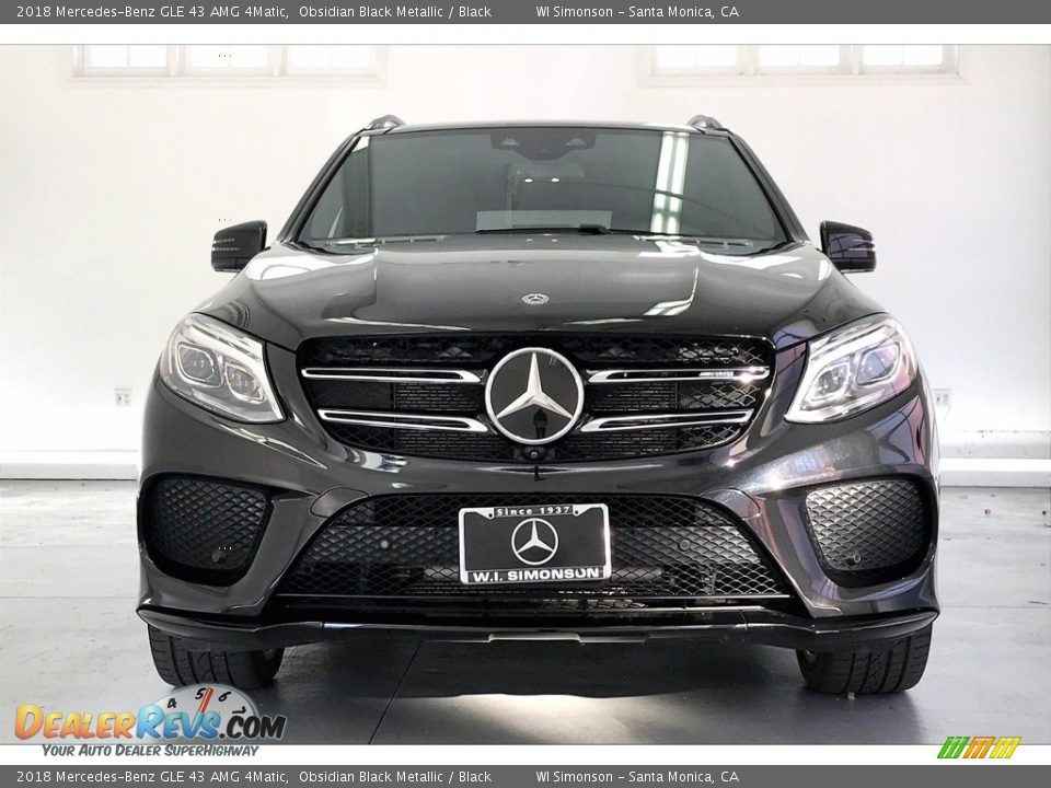 2018 Mercedes-Benz GLE 43 AMG 4Matic Obsidian Black Metallic / Black Photo #2