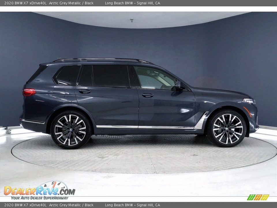 2020 BMW X7 xDrive40i Arctic Grey Metallic / Black Photo #14