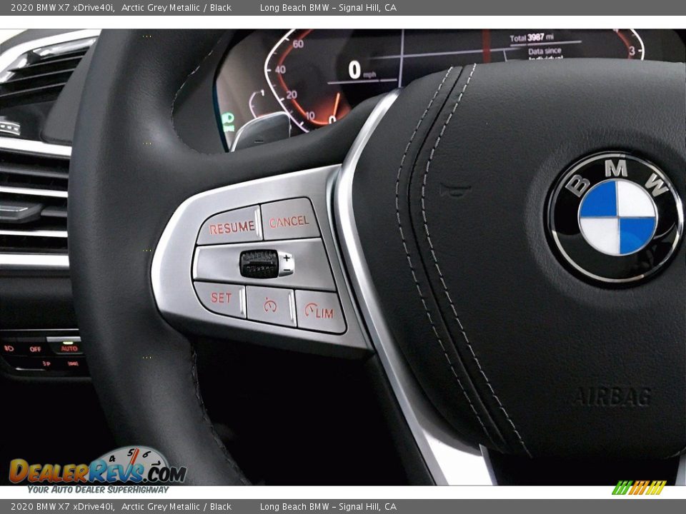 2020 BMW X7 xDrive40i Arctic Grey Metallic / Black Photo #18