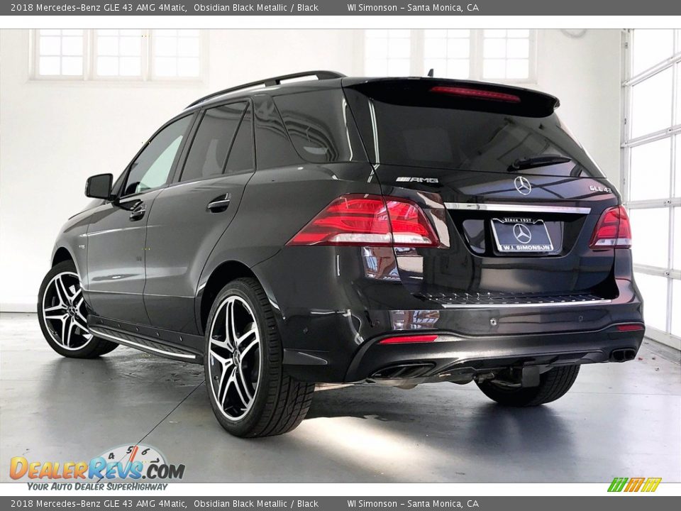 2018 Mercedes-Benz GLE 43 AMG 4Matic Obsidian Black Metallic / Black Photo #10