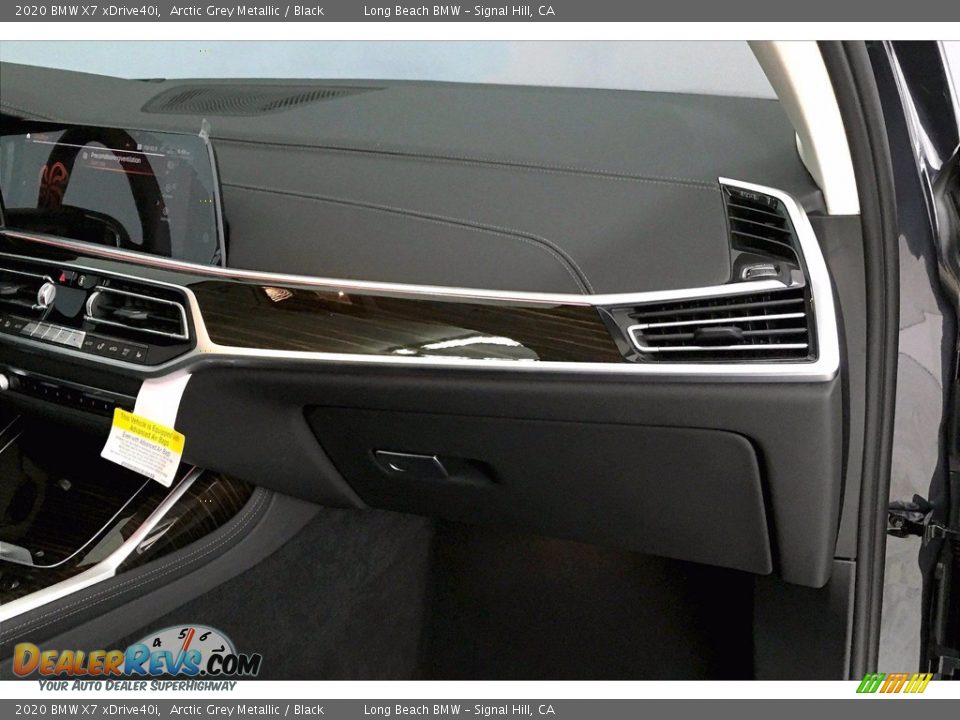 2020 BMW X7 xDrive40i Arctic Grey Metallic / Black Photo #22
