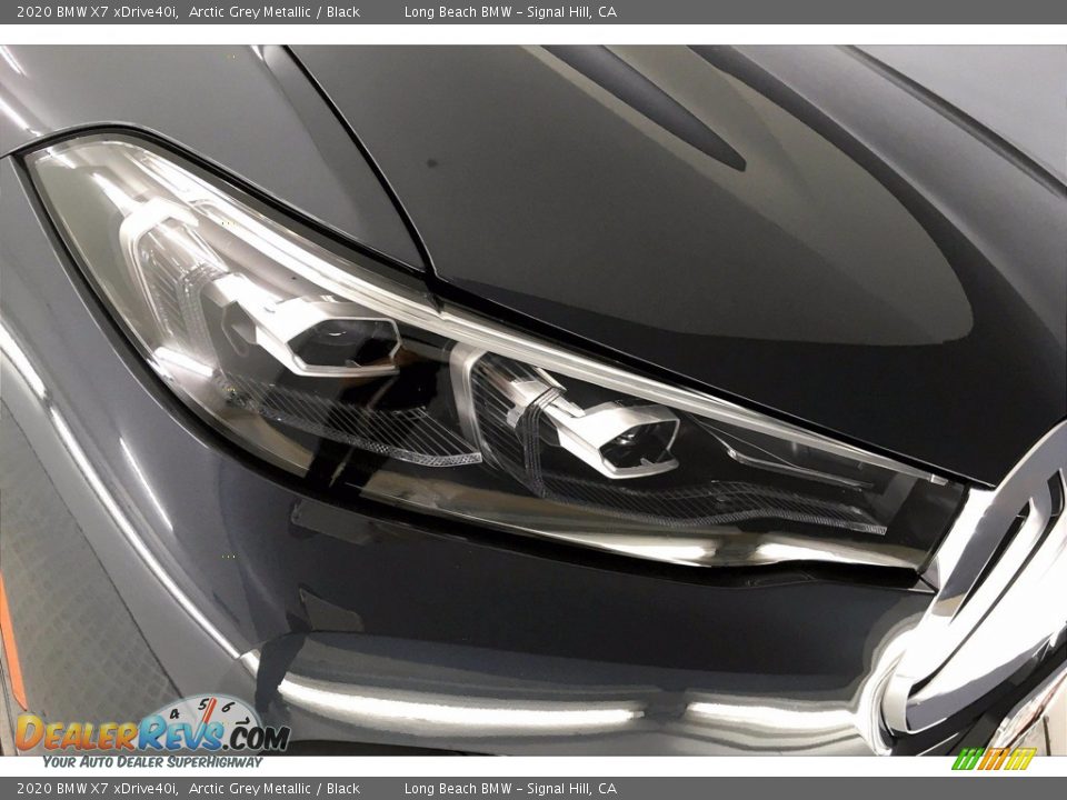 2020 BMW X7 xDrive40i Arctic Grey Metallic / Black Photo #26