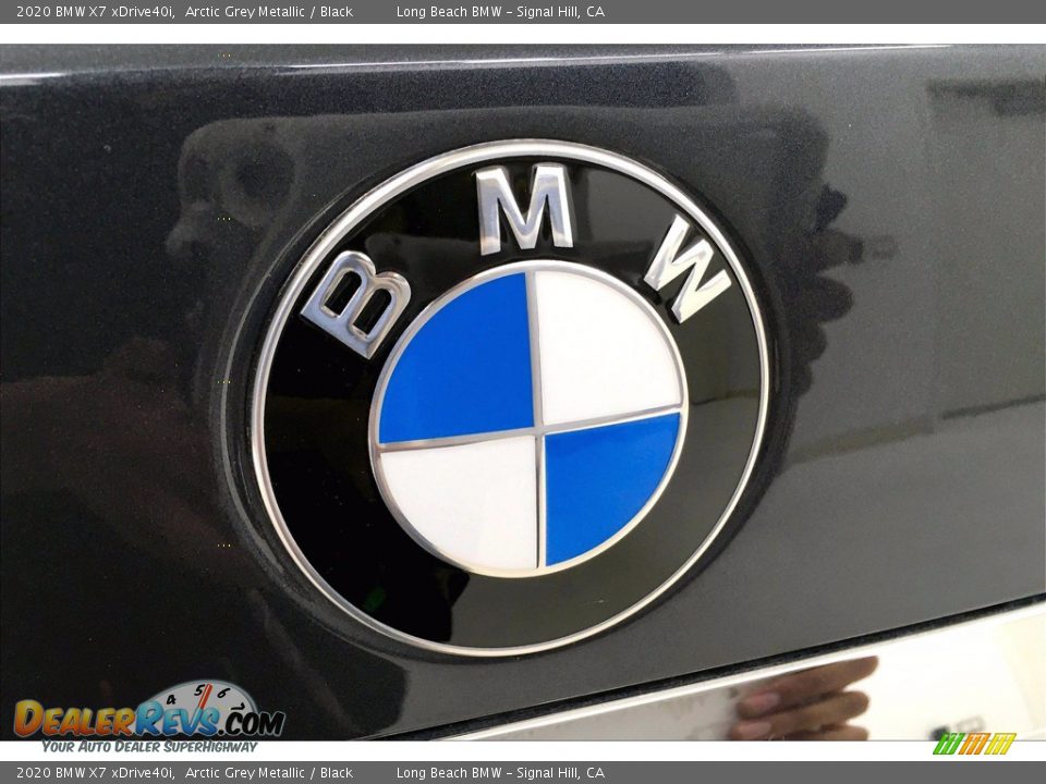 2020 BMW X7 xDrive40i Arctic Grey Metallic / Black Photo #34