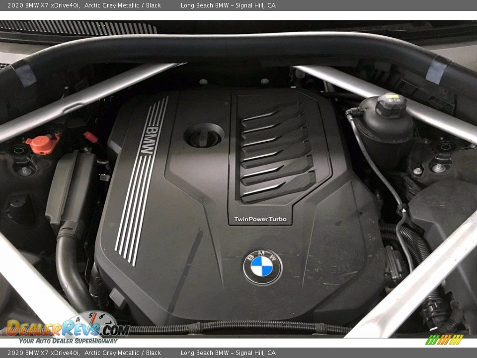 2020 BMW X7 xDrive40i Arctic Grey Metallic / Black Photo #35