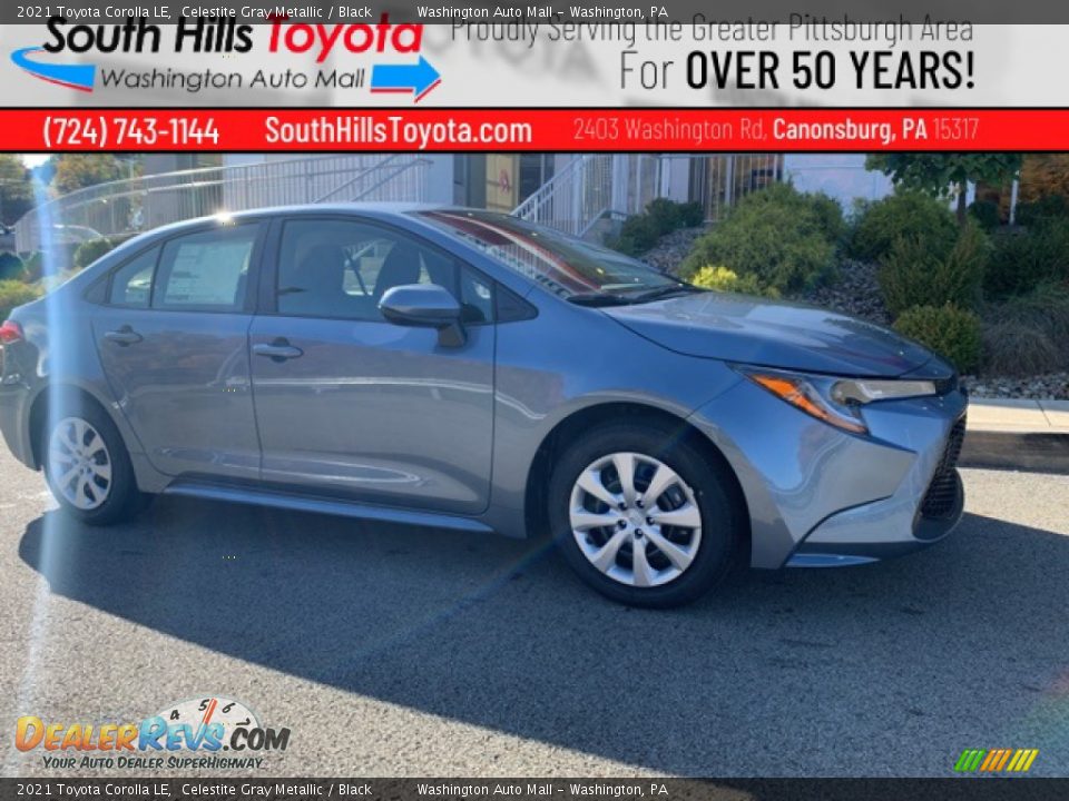 2021 Toyota Corolla LE Celestite Gray Metallic / Black Photo #1