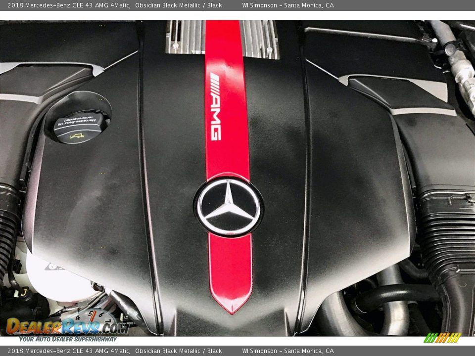 2018 Mercedes-Benz GLE 43 AMG 4Matic Obsidian Black Metallic / Black Photo #32