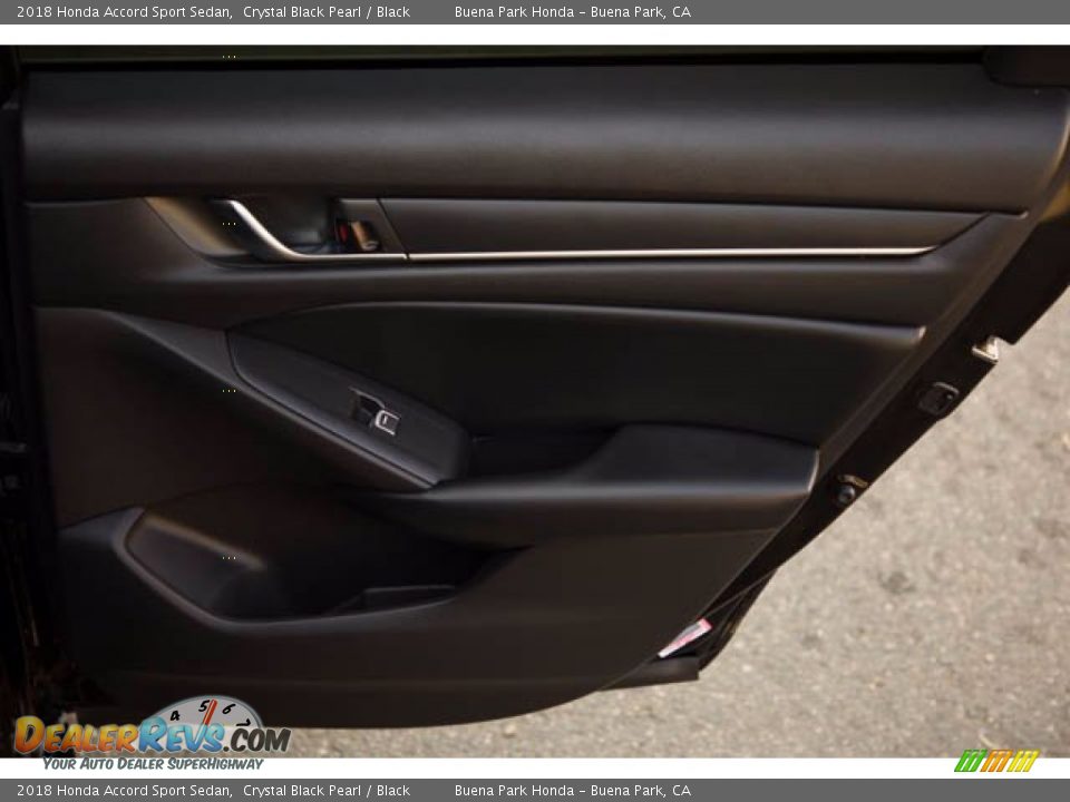 2018 Honda Accord Sport Sedan Crystal Black Pearl / Black Photo #32