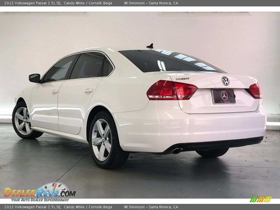 2013 Volkswagen Passat 2.5L SE Candy White / Cornsilk Beige Photo #10