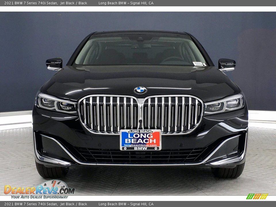 2021 BMW 7 Series 740i Sedan Jet Black / Black Photo #2