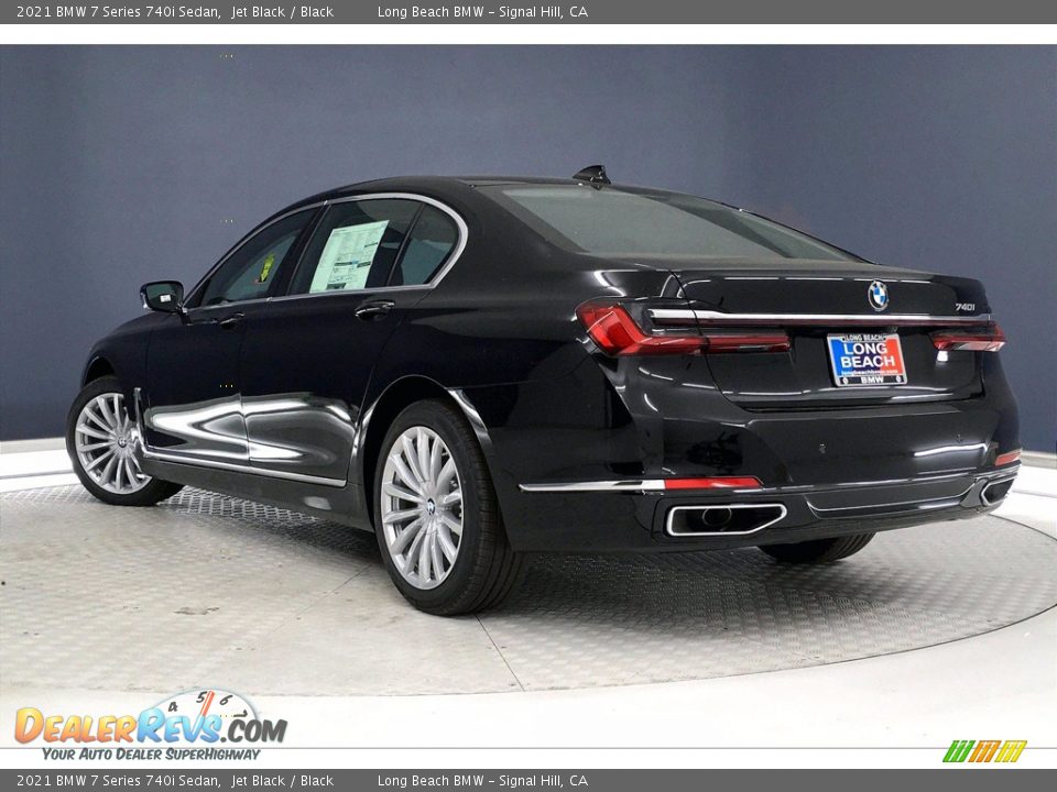 2021 BMW 7 Series 740i Sedan Jet Black / Black Photo #3