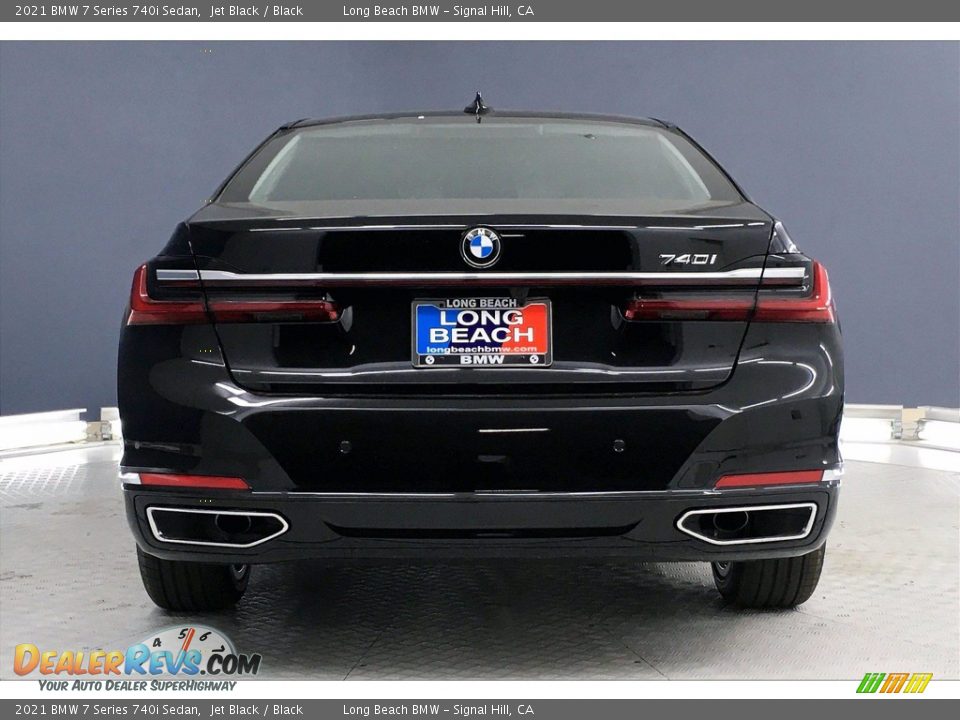 2021 BMW 7 Series 740i Sedan Jet Black / Black Photo #4