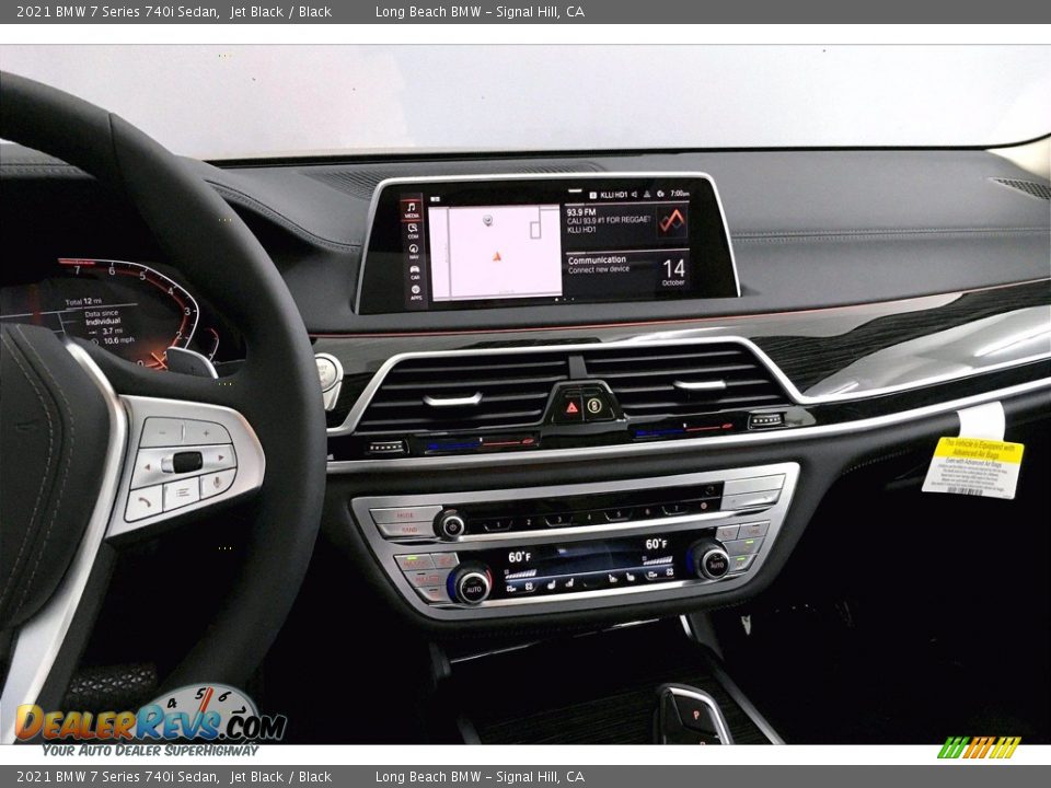 2021 BMW 7 Series 740i Sedan Jet Black / Black Photo #6