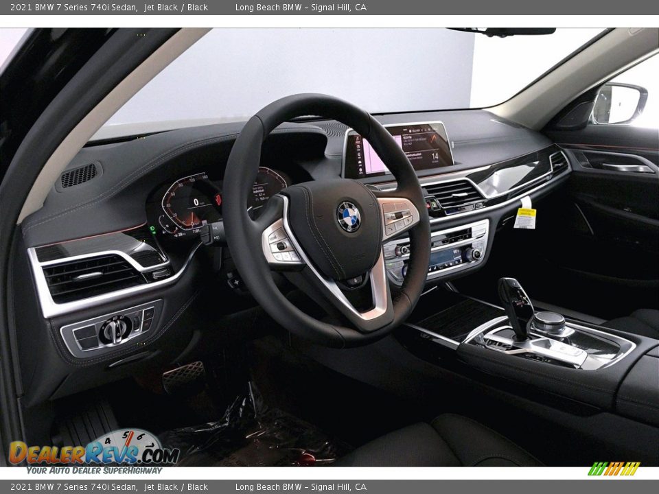 2021 BMW 7 Series 740i Sedan Jet Black / Black Photo #7