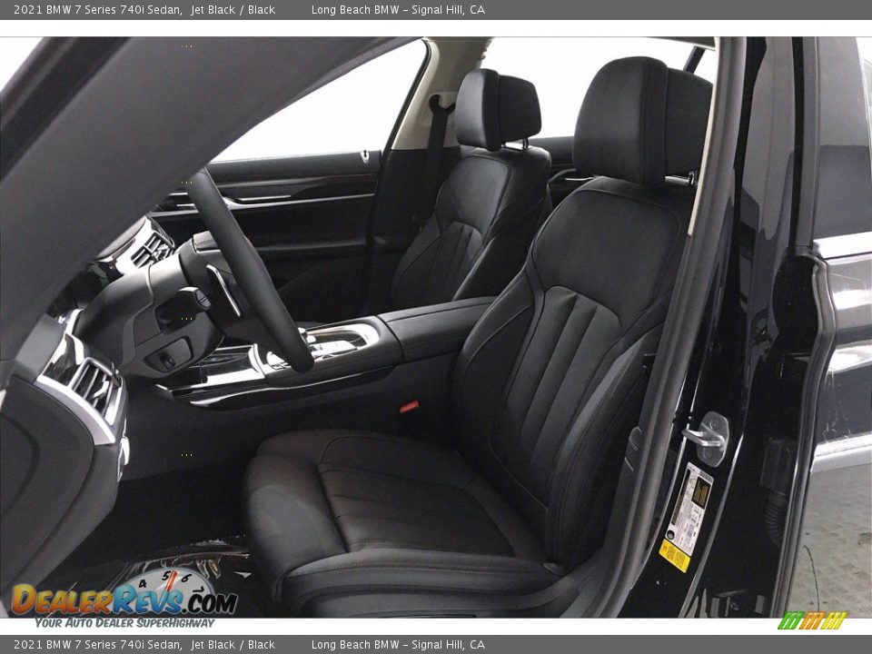 2021 BMW 7 Series 740i Sedan Jet Black / Black Photo #9