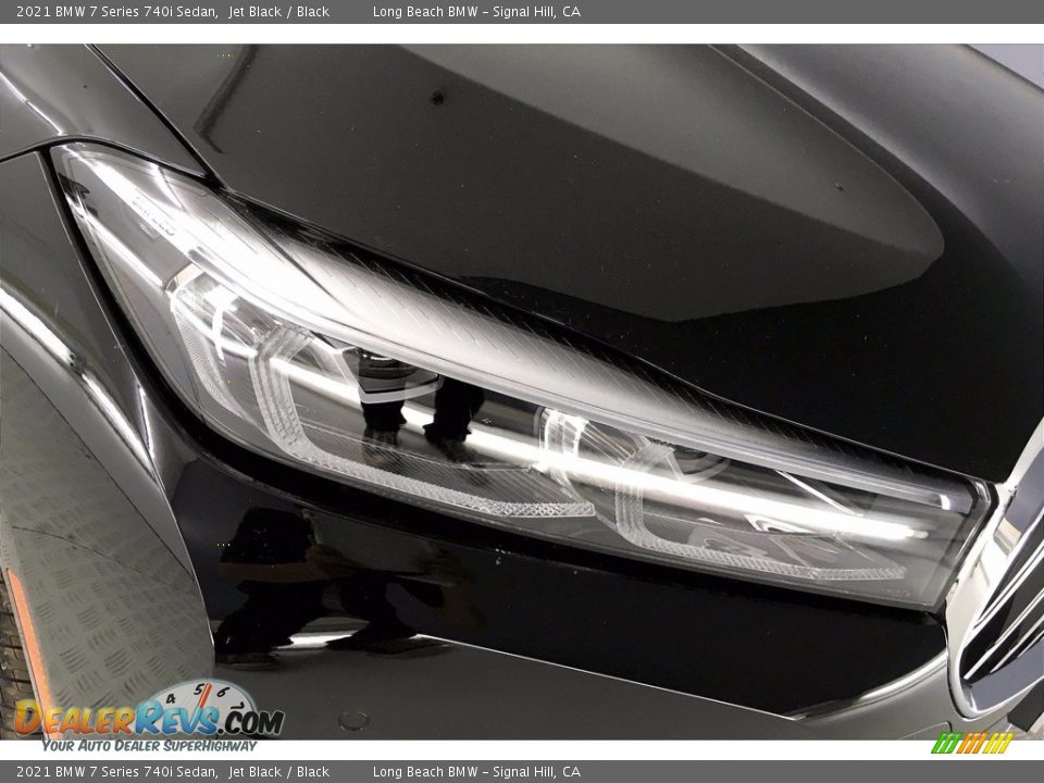2021 BMW 7 Series 740i Sedan Jet Black / Black Photo #14