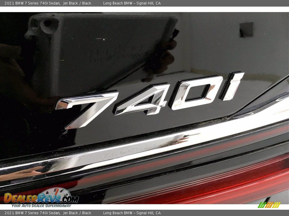 2021 BMW 7 Series 740i Sedan Jet Black / Black Photo #16