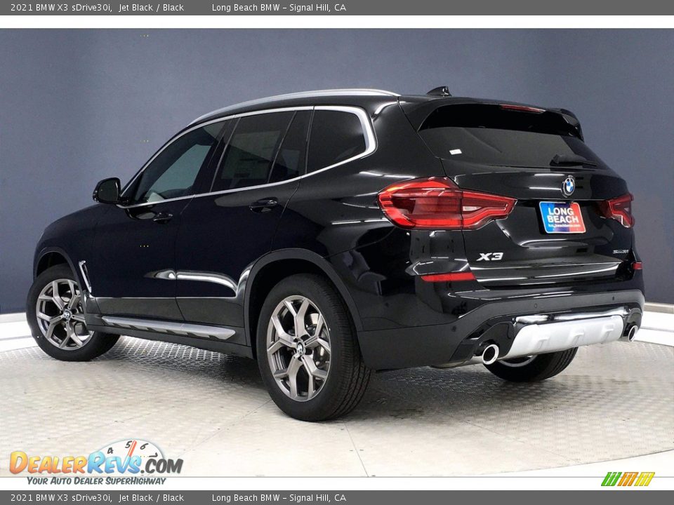 2021 BMW X3 sDrive30i Jet Black / Black Photo #3