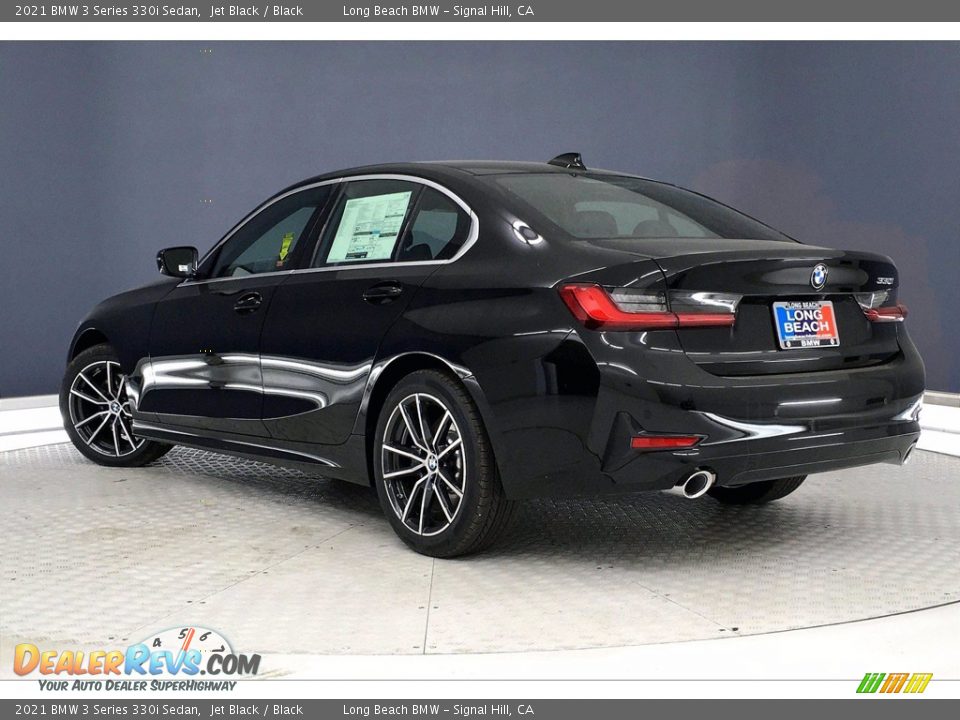 2021 BMW 3 Series 330i Sedan Jet Black / Black Photo #3