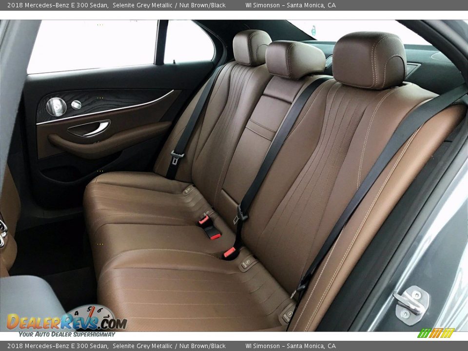 2018 Mercedes-Benz E 300 Sedan Selenite Grey Metallic / Nut Brown/Black Photo #20