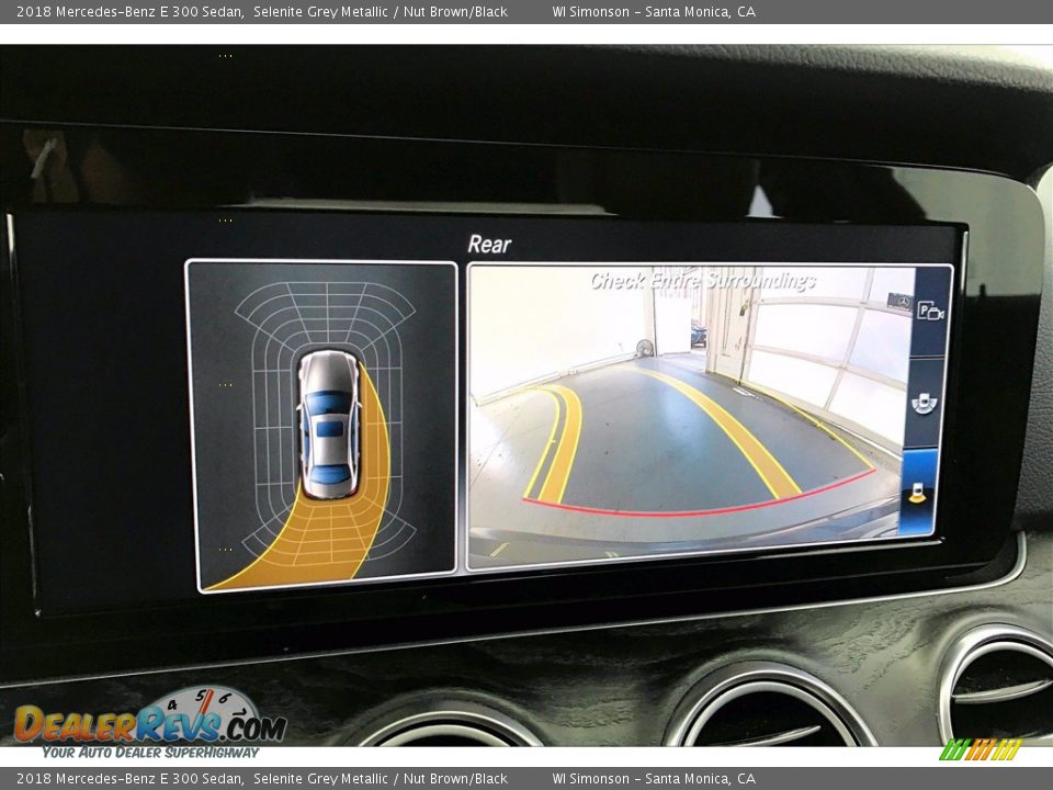 2018 Mercedes-Benz E 300 Sedan Selenite Grey Metallic / Nut Brown/Black Photo #24