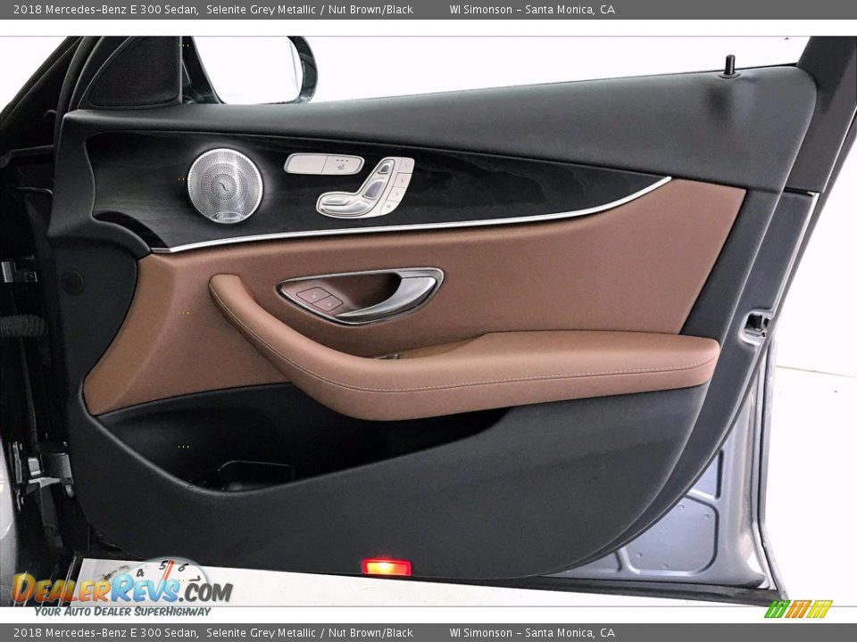 2018 Mercedes-Benz E 300 Sedan Selenite Grey Metallic / Nut Brown/Black Photo #27