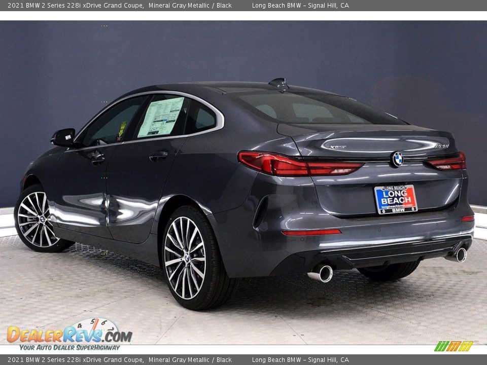 2021 BMW 2 Series 228i xDrive Grand Coupe Mineral Gray Metallic / Black Photo #3