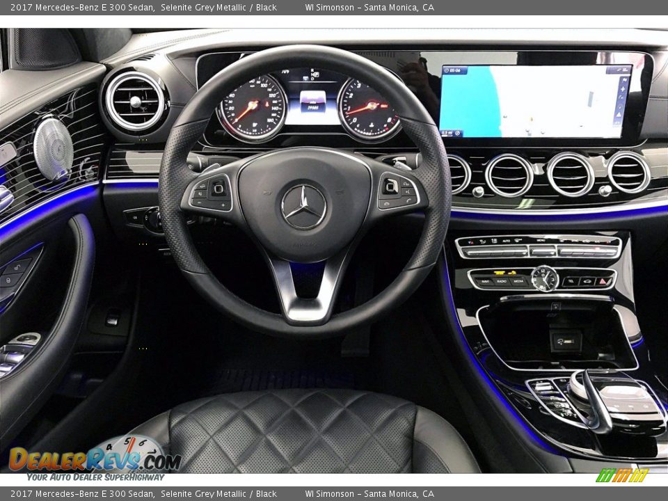 2017 Mercedes-Benz E 300 Sedan Selenite Grey Metallic / Black Photo #4
