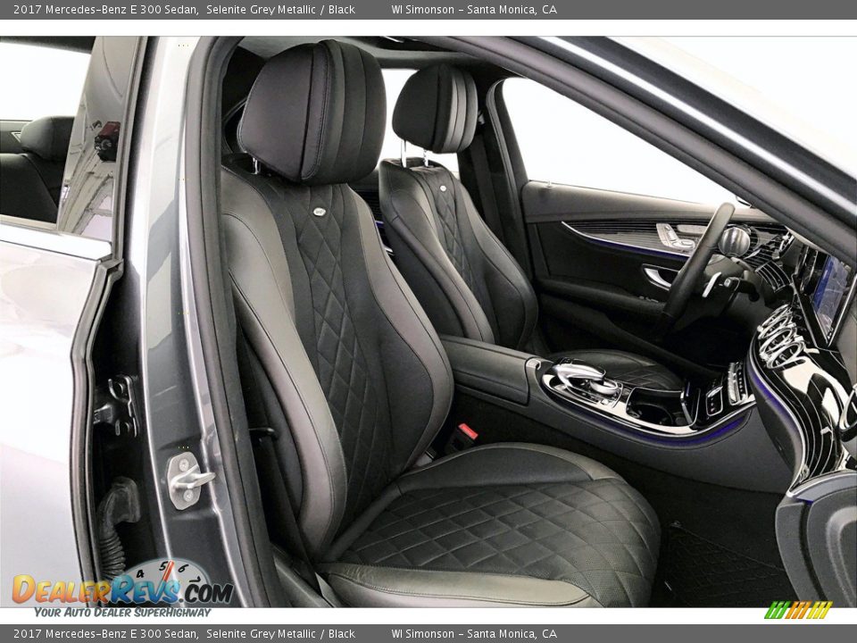 2017 Mercedes-Benz E 300 Sedan Selenite Grey Metallic / Black Photo #6