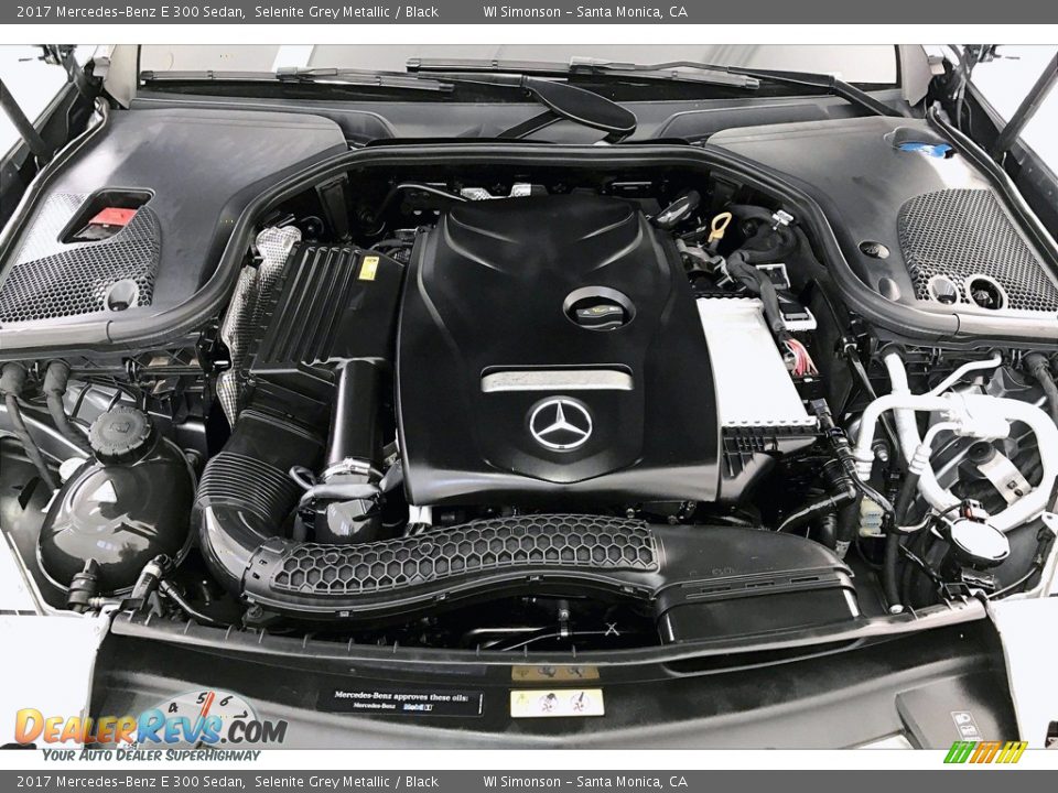 2017 Mercedes-Benz E 300 Sedan Selenite Grey Metallic / Black Photo #9