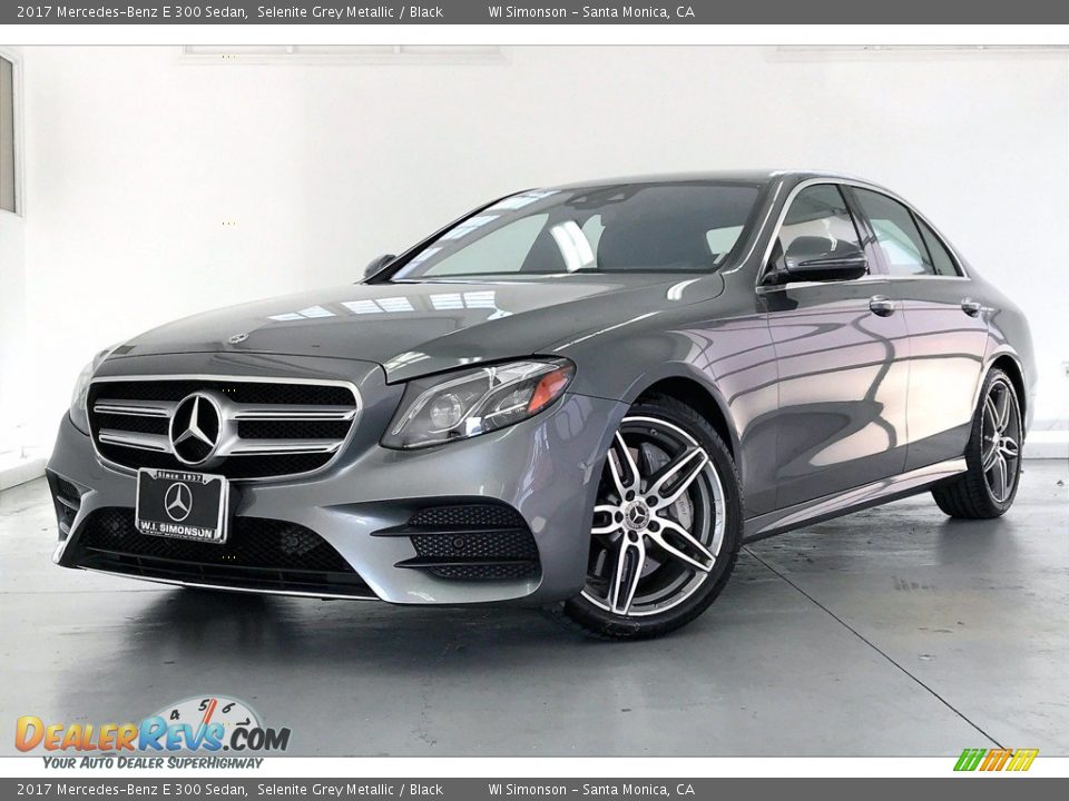 2017 Mercedes-Benz E 300 Sedan Selenite Grey Metallic / Black Photo #12