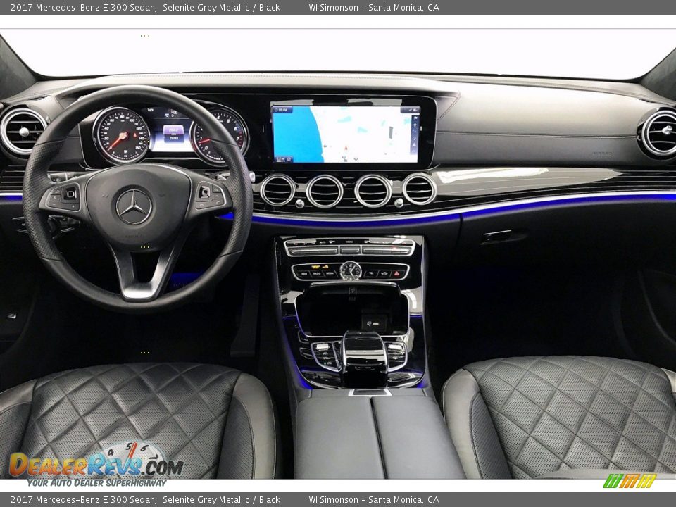 2017 Mercedes-Benz E 300 Sedan Selenite Grey Metallic / Black Photo #15