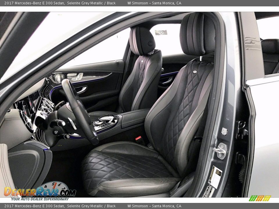 2017 Mercedes-Benz E 300 Sedan Selenite Grey Metallic / Black Photo #18