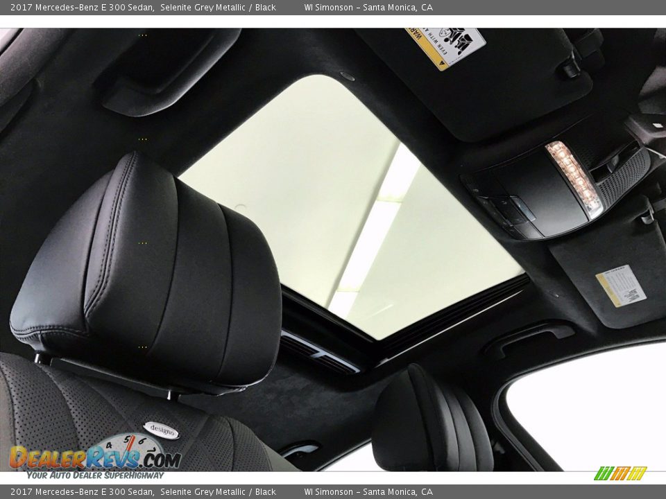 2017 Mercedes-Benz E 300 Sedan Selenite Grey Metallic / Black Photo #25