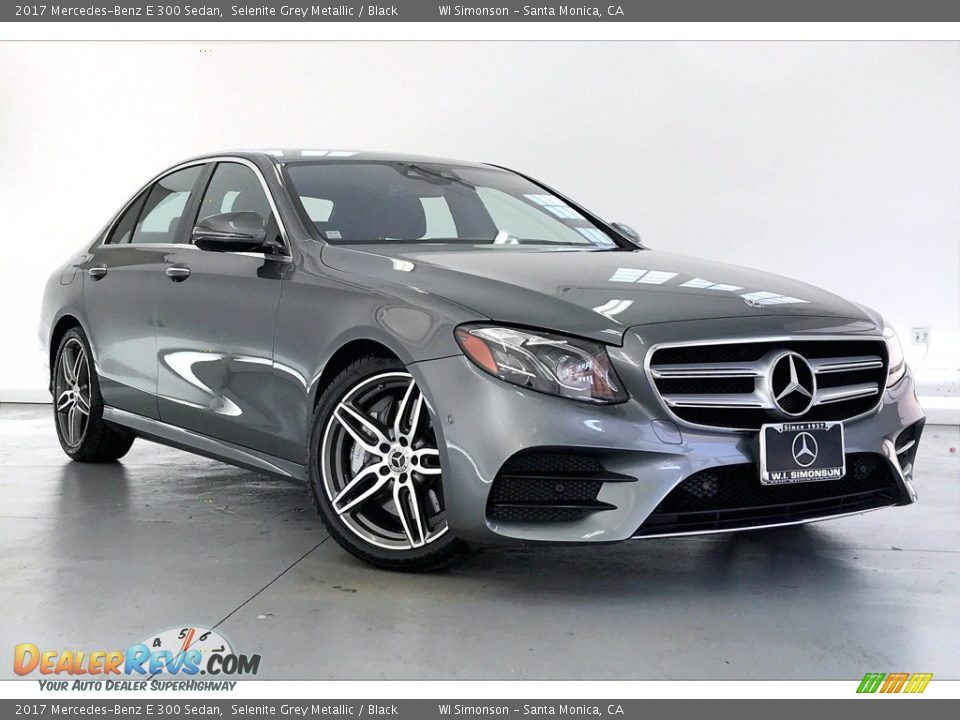 2017 Mercedes-Benz E 300 Sedan Selenite Grey Metallic / Black Photo #34