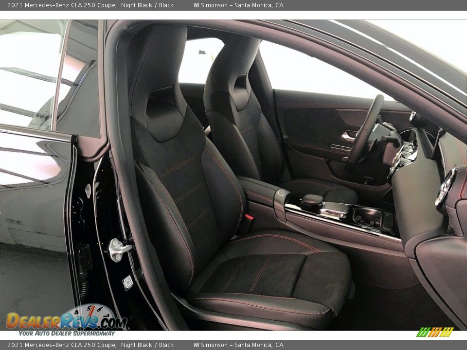 Black Interior - 2021 Mercedes-Benz CLA 250 Coupe Photo #5